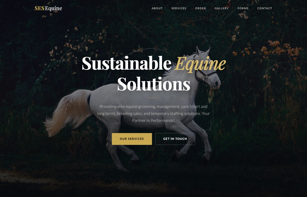 SES Equine website